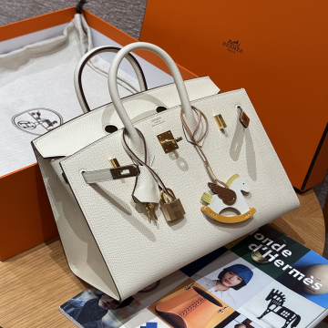 최고퀄 에르메스 올수공 버킨 25 Nata 엡송 셀리에 가죽 금장