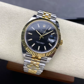 최고퀄 ARF공장 롤렉스 데이저스트 블랙 다이얼 옐로우 골드 쥬빌레 콤비 41mm 126333