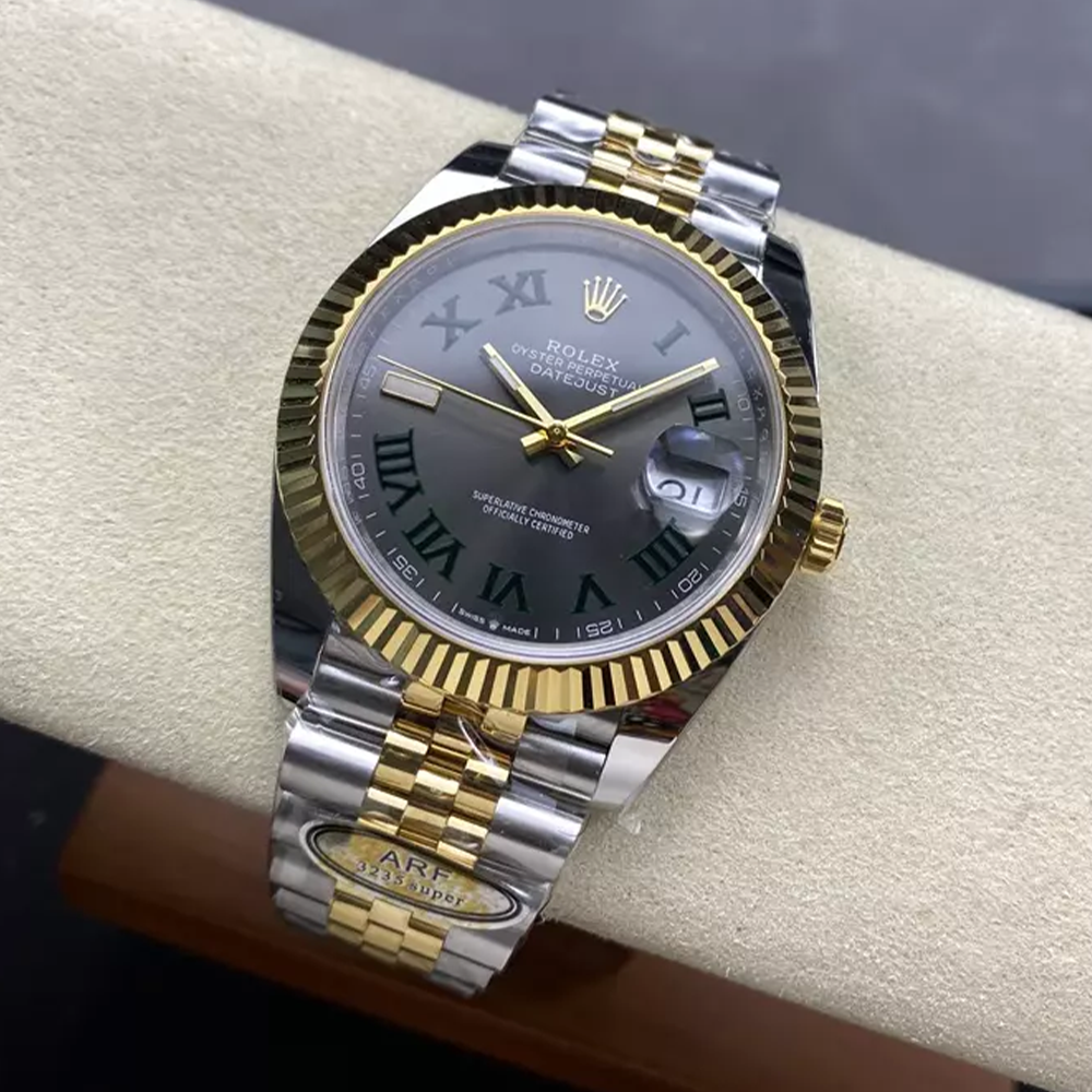 최고퀄 ARF공장 롤렉스 데이저스트 윔블던 다이얼 옐로우 골드 쥬빌레 콤비 41mm 126333