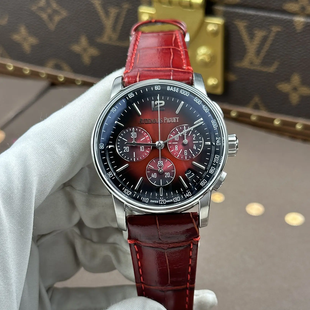 최고퀄 APS공장 오데마피게 크로노 그래프 코드 11.59 레드 다이얼 41mm 26393