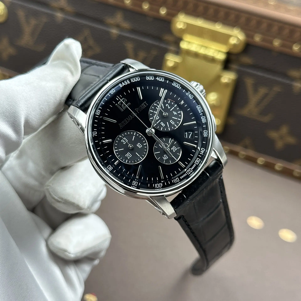 최고퀄 APS공장 오데마피게 크로노 그래프 코드 11.59 블랙 다이얼 41mm 26393