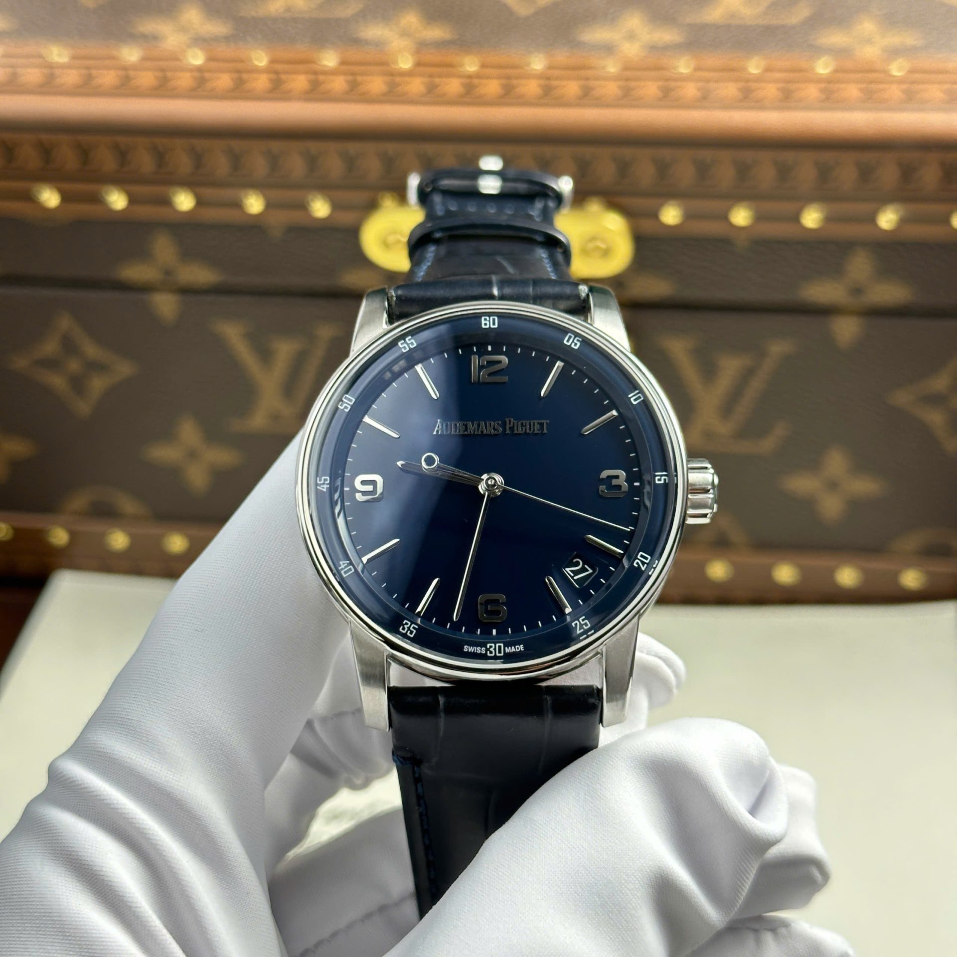 최고퀄 APS공장 오데마피게 코드 11.59 블루 다이얼 41mm 15210