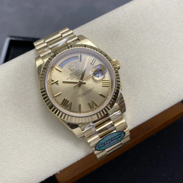 최고퀄 RC공장 롤렉스 데이데이트 샴폐인 다이얼 옐로우 골드 금통 40mm 228238