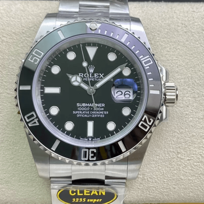 최고퀄 클린공장 롤렉스 신형 서브마리너 검판 데이트 41mm m124060
