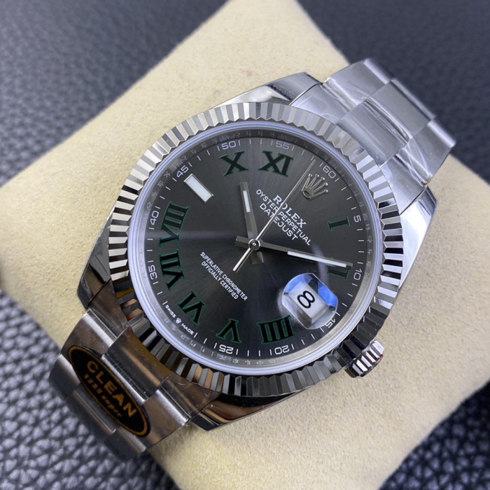 최고퀄 클린공장 롤렉스 데이저스트 윔블던 다이얼 41mm 오이스터 126334