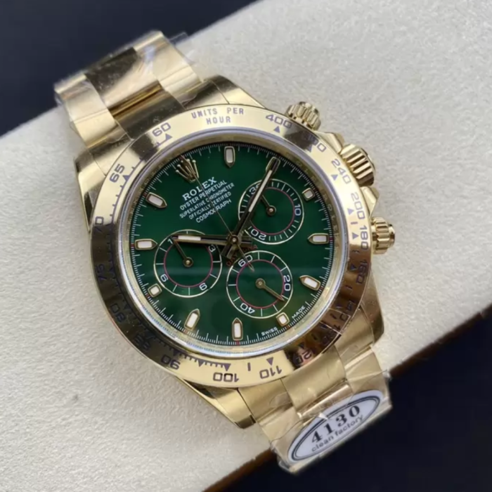 최고퀄 클린공장 롤렉스 데이토나 헐크 다이얼 옐로우 골드 금통 116508
