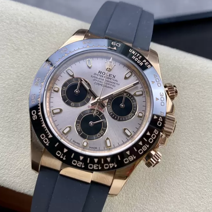 최고퀄 클린공장 롤렉스 데이토나 썬버스트 다이얼 로즈골드 금통 러버밴드 116515