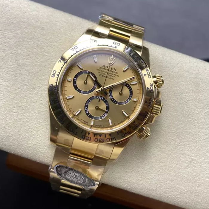 최고퀄 클린공장 롤렉스 데이토나 샴폐인 인덱스 다이얼 옐로우 골드 금통 126508